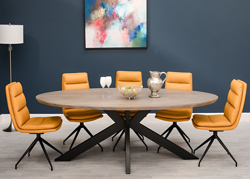 Manhattan Oval Dining Table